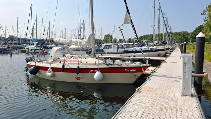 Zeilboot Etap 26, met intrekbare kiel, Watersport en Boten, Kajuitzeilboten en Zeiljachten, Gebruikt, Tourjacht of Cruiser, Polyester