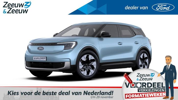 Ford Explorer Premium Extended Range RWD 77 kWh | Nieuw te b, Auto's, Ford, Bedrijf, Te koop, Explorer, ABS, Achteruitrijcamera