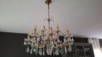 Elegante kroonluchter met kristallen 75cm diameter, Ophalen of Verzenden, Gebruikt, Glas, Klassiek