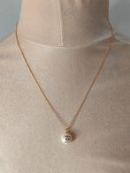 CC ketting Parel, Sieraden, Tassen en Uiterlijk, Kettingen, Ophalen of Verzenden, Nieuw, Wit, Verstelbaar