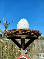 Geboorte Landingsplaats - Ooievaarsnest Ei & Ooievaar, Kinderen en Baby's, Kraamcadeaus en Geboorteborden, Ophalen of Verzenden