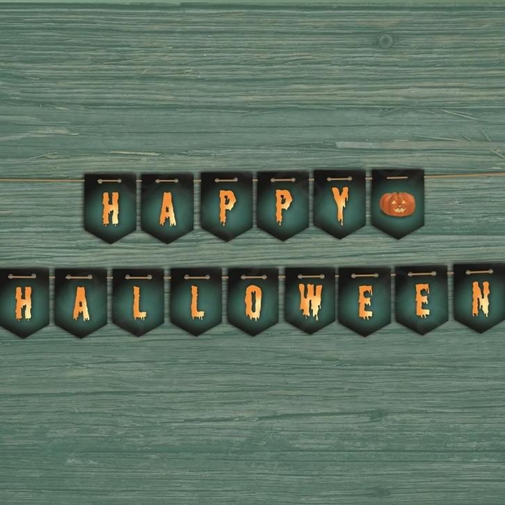 Halloween slinger printen - Happy Halloween - Printable, Kinderen en Baby's, Overige Kinderen en Baby's, Nieuw, Verzenden