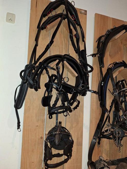 Tweespan tuig Shetlander mini Shetlander tuigen tuigage, Dieren en Toebehoren, Paarden en Pony's | Hoofdstellen en Tuigage, Nieuw