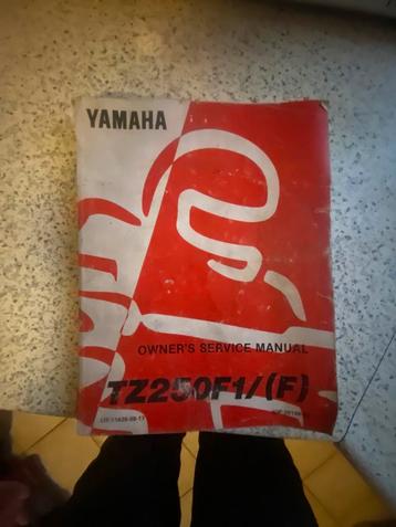 Yamaha tz250f owners manual beschikbaar voor biedingen