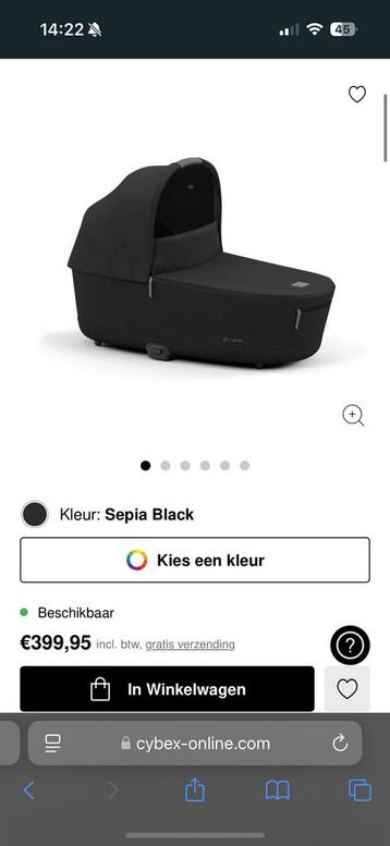 Cybex priam reiswieg + regenhoes zgan beschikbaar voor biedingen