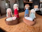 Mini kerststal, kerstgroep gehaakt leuk voor kinderen, Ophalen, Nieuw, Haken, Wol of Garen