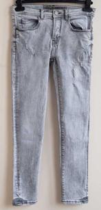 Zara skinny fit stretchy jeans met used look mt. 140, Broek, Ophalen of Verzenden, Zo goed als nieuw, Zara