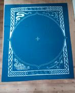 Blauw - zilveren pegan/celtic/wicca altaardoek / tarot mat, Overige typen, Ophalen of Verzenden, Zo goed als nieuw, Tarot of Kaarten leggen