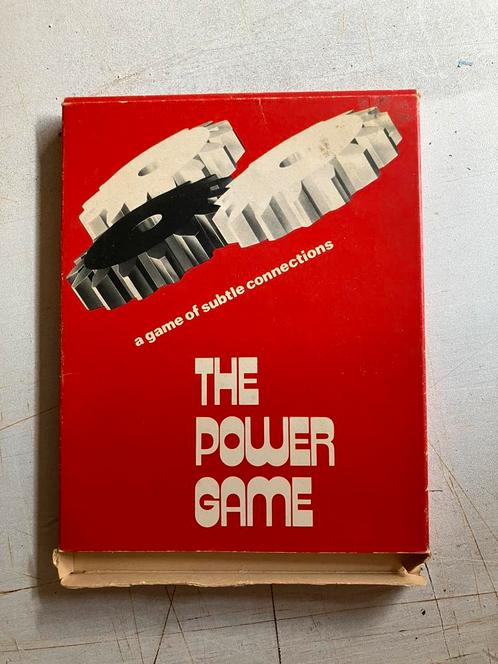 The Power Game, vintage spel, 1975, Angel Toy Group London, Antiek en Kunst, Antiek | Speelgoed, Ophalen