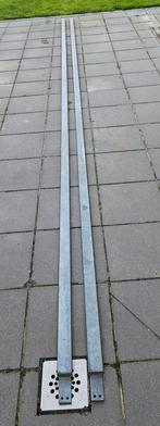 Gegalvaniseerd kokerprofiel 3x6cm - 2 stuks, Ophalen, Gebruikt, IJzer