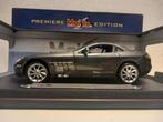 Mercedes Benz SLR Mc Laren donkergrijs Maisto metal 1:18 KRD, Ophalen of Verzenden, Zo goed als nieuw, Auto, Maisto