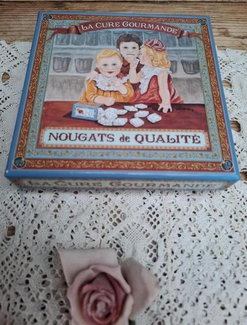 Franse La Cure Gourmande, kartonnen Nougat doos, kinderen, Antiek en Kunst, Curiosa en Brocante, Ophalen of Verzenden