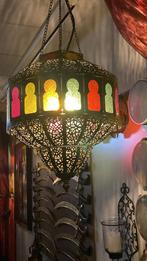 Oosterse hanglamp handgemaakt, Huis en Inrichting, Lampen | Wandlampen, Ophalen of Verzenden, Zo goed als nieuw, Glas, Oosters