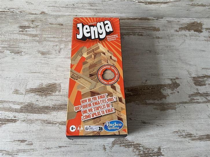 Jenga classic orginele versie [s325], Hobby en Vrije tijd, Gezelschapsspellen | Bordspellen, Zo goed als nieuw, Ophalen of Verzenden