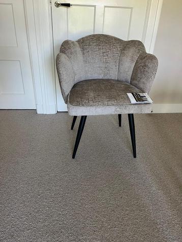 NIEUW IN DOOS - 5x Riviera Maison Dauphine stoel – Taupe  beschikbaar voor biedingen
