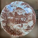 Delen Jachtservies bruin., Ophalen of Verzenden