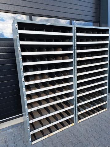 2x vakkenkast schottenkast schappenkast magazijnkast beschikbaar voor biedingen