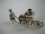 Zilveren Miniatuur Scharenslijper Jan Weeda uit ca. 1950, Antiek en Kunst, Verzenden, Zilver