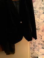 Zwarte fluwelen blazer - Nieuw - Maat 44/46, Kleding | Dames, Zwart, Maat 46/48 (XL) of groter, Nieuw, Ophalen of Verzenden