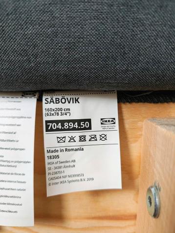 Sabovik bedframe incl. Lattenbodem. 160x200cm - afbeelding 3
