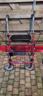 rollator premis provo rood gebruikt, Ophalen, Opvouwbaar, Gebruikt