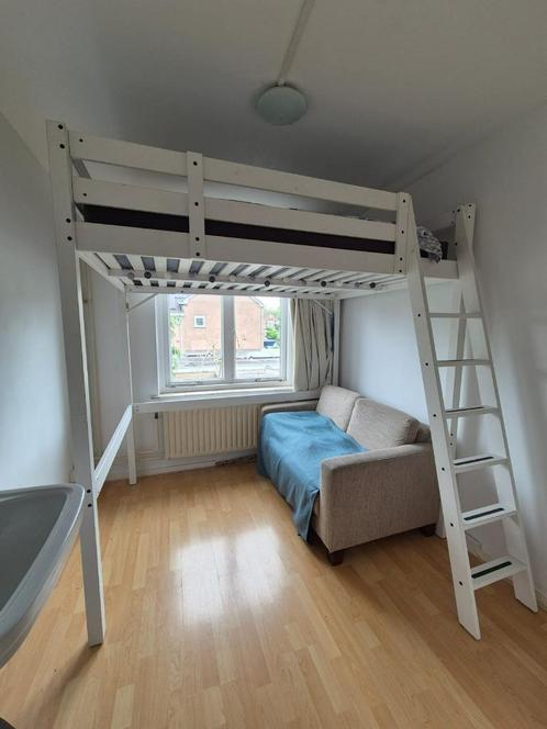 IKEA hoogslaper STORÅ incl. matras (2 pers), Huis en Inrichting, Slaapkamer | Stapelbedden en Hoogslapers, Gebruikt, Hoogslaper