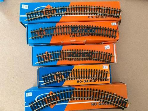 Roco messing rails bogen R1-R2-R3-R4-R5, Hobby en Vrije tijd, Modeltreinen | H0, Nieuw, Rails, Gelijkstroom, Roco, Verzenden