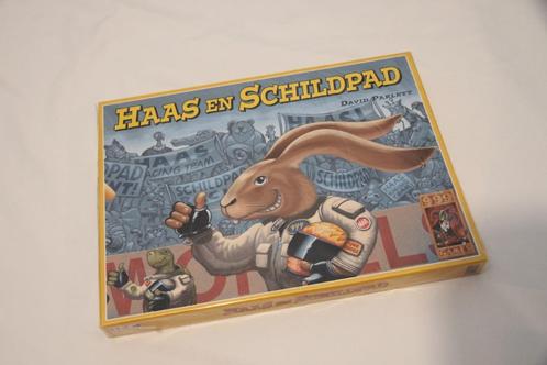 Haas en Schildpad bordspel, Hobby en Vrije tijd, Gezelschapsspellen | Bordspellen, Zo goed als nieuw, Een of twee spelers, Drie of vier spelers