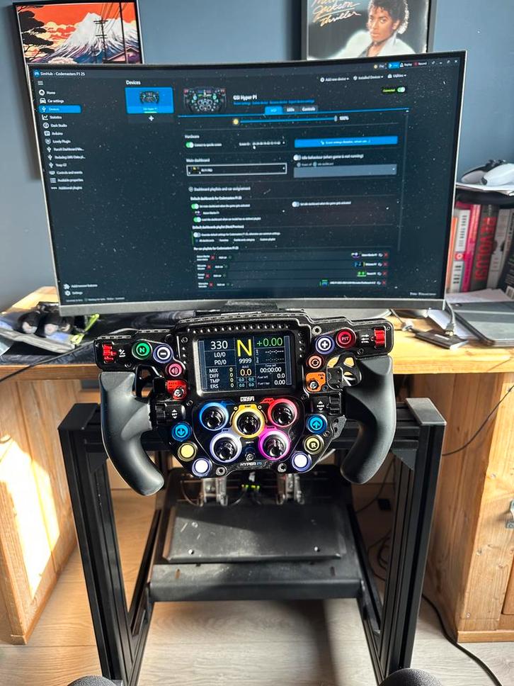 Gomez Sim Industries - Hyper P1 (GSI), Computers en Software, Joysticks, Zo goed als nieuw, Ophalen of Verzenden