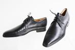 Bijna nieuwe zwarte Magnanni lace-up in maat 40 = maat 6, Zwart, Nieuw, Ophalen of Verzenden, Magnanni
