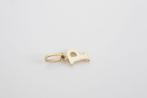 Gouden Hanger Letter P | 14 Karaat, Overige voorstellingen, Ophalen of Verzenden, Zo goed als nieuw, Goud