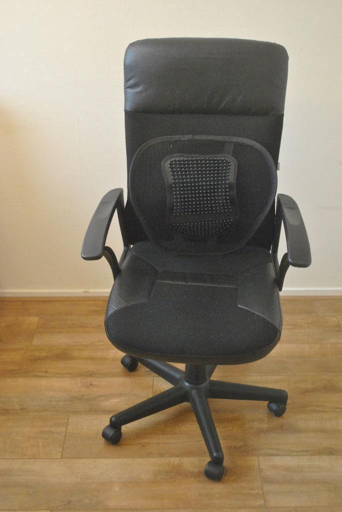 Bureaustoel, Huis en Inrichting, Bureaustoelen, Gebruikt, Bureaustoel, Zwart, Ophalen