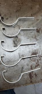 5 aluminium gootbeugels tbv mastgoot 100 mm, Doe-het-zelf en Verbouw, Gebruikt, Aluminium, Ophalen of Verzenden, Minder dan 2 meter