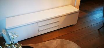 Tv kast Ikea Besta Burs 180x41 en 49 hoog wit - afbeelding 2