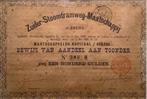 Aandeel effecten Breda 1881 Zuider Stoomtramweg Maatschappij, Ophalen of Verzenden, Aandeel