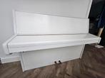 Witte Perzina piano met demperhendel, Muziek en Instrumenten, Piano's, Ophalen, Gebruikt, Wit, Piano