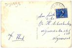 990596 Daarle Geref Kerk en pastorie 1951 Ov Gelopen met, Ophalen of Verzenden, 1940 tot 1960, Gelopen, Overijssel