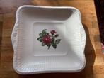 Edme Wedgwood Moss Rose vierkant koekbord, Ophalen of Verzenden, Gebruikt, Overige materialen, Bord of Schaal