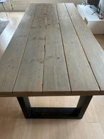 Steiger houten tuin-  Eettafel 230-97 met Metalen U-Poot, Ophalen, Gebruikt, 200 cm of meer, 50 tot 100 cm