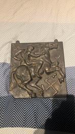 Mooie bronse bord ww2, Ophalen, Brons