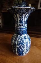 prachtig grote vintage Delfts blauwe keramische Boch vaas, Antiek en Kunst, Antiek | Vazen, Ophalen