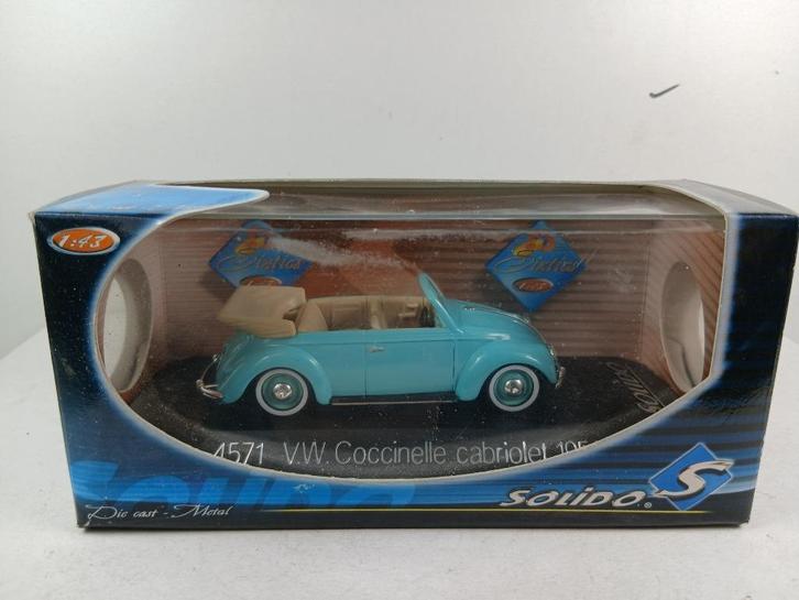 solido 1/43 vw beetle /kever cabrio, Hobby en Vrije tijd, Modelauto's | 1:43, Zo goed als nieuw, Auto, Overige merken, Ophalen of Verzenden