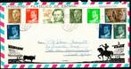 Envelop; Spanje- Zuid Afrika met zegels, Ophalen of Verzenden, Envelop