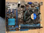 H61m-k moederbord met cpu en werk geheugen, Computers en Software, Moederborden, Ophalen of Verzenden, Gebruikt