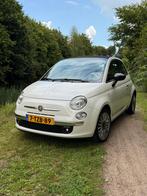 Fiat 500 Cabrio, Twinair Turbo, Wit, Auto's, Zwart, Wit, Handgeschakeld, 26 km/l