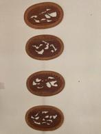 Handgesneden Decoratieve Placemats/Wanddecoratie, Antiek en Kunst, Ophalen of Verzenden
