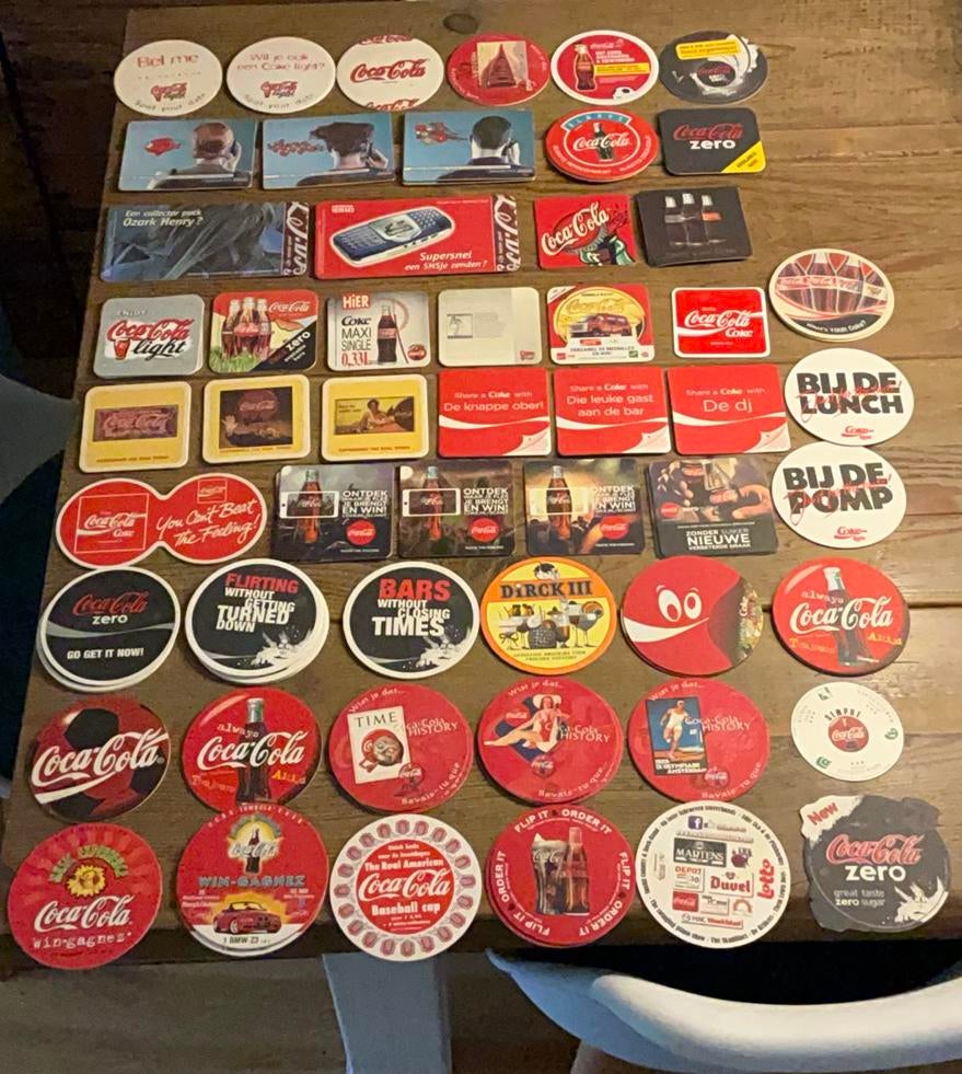Coca Cola Viltjes, Ophalen of Verzenden, Zo goed als nieuw, Gebruiksvoorwerp