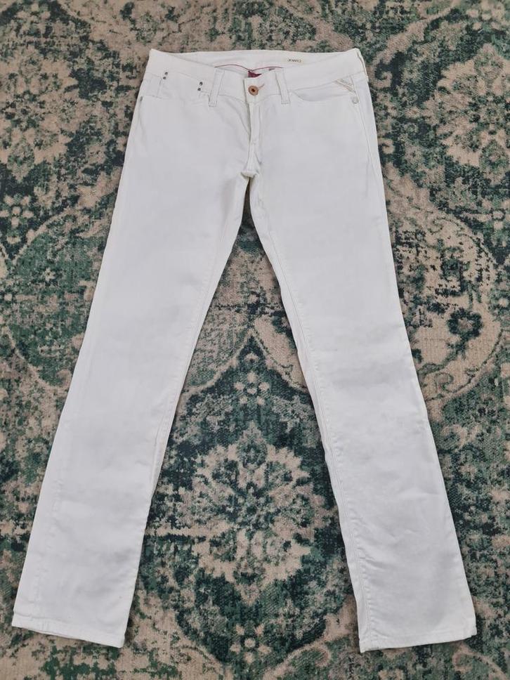 Replay Jennpez W29 L32 WMN Tulsi2932 Wit, Kleding | Dames, Spijkerbroeken en Jeans, Zo goed als nieuw, W28 - W29 (confectie 36)