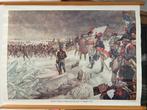 Franse troepen trekken over de Lek, Antiek en Kunst, Antiek | Schoolplaten, Ophalen of Verzenden, Geschiedenis