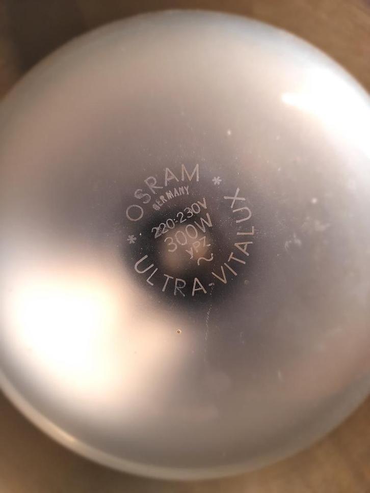 osram ultra vitalux 300W Lamp, Huis en Inrichting, Lampen | Losse lampen, Gebruikt, Overige typen, 60 watt of meer, E27 (groot)
